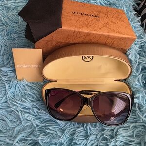 Michael Kors Women's Black Sunglasses w/ Gold Accents